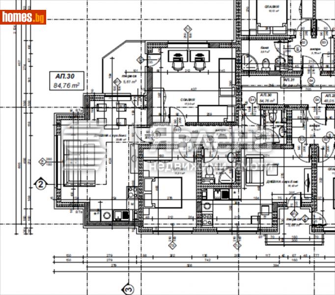 Тристаен, 98m² - Жк. Овча Купел 2, София - Апартамент за продажба - ЯВЛЕНА - 112108581