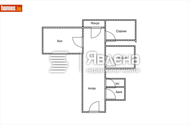 Двустаен, 68m² - Жк. Изток, София - Апартамент за продажба - ЯВЛЕНА - 112140194