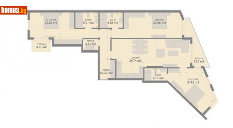 Четиристаен, 179m² - Жк. Овча Купел 2, София - Апартамент за продажба - Имоти 365 - 112153162