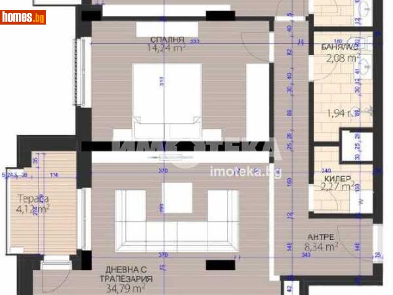 Тристаен, 126m² - Жк. Изгрев, София - Апартамент за продажба - ИМОТЕКА АД - 112156969