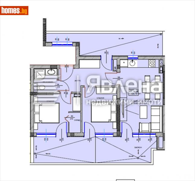 Тристаен, 117m² - Гр.Поморие, Бургас - Апартамент за продажба - ЯВЛЕНА - 112173570