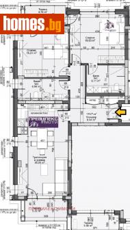 Тристаен, 131m² - Апартамент за продажба - 112220216