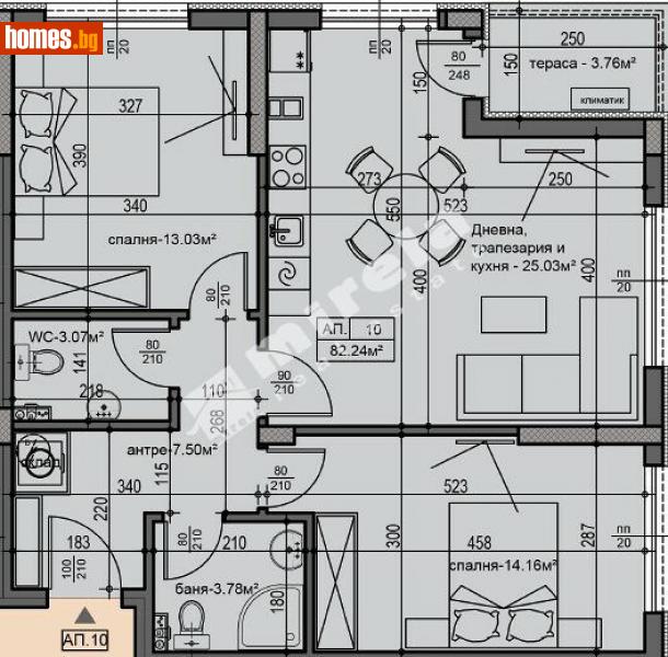 Тристаен, 98m² - Кв. Малинова Долина, София - Апартамент за продажба - МИРЕЛА - 112234451