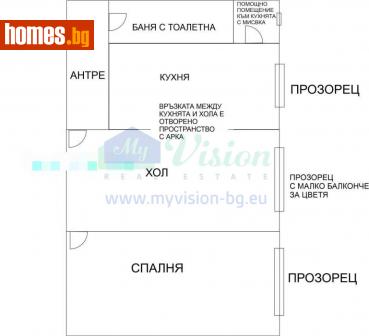 Двустаен, 50m² - Апартамент за продажба - 112236393