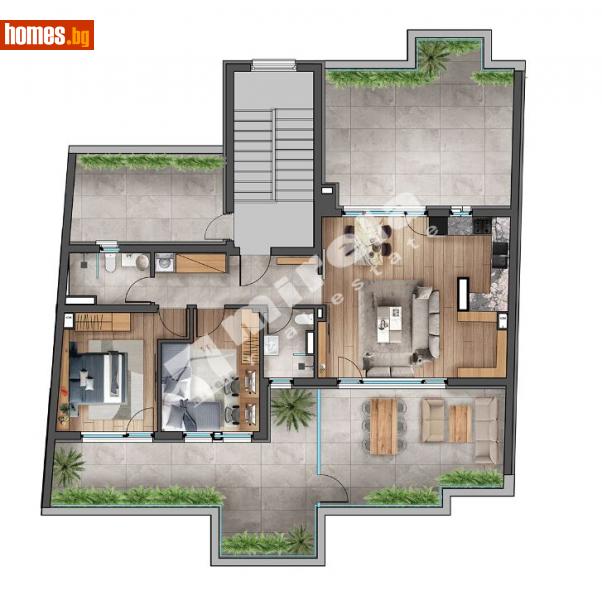 Тристаен, 89m² - София, София - град - Апартамент за продажба - МИРЕЛА - 112249557