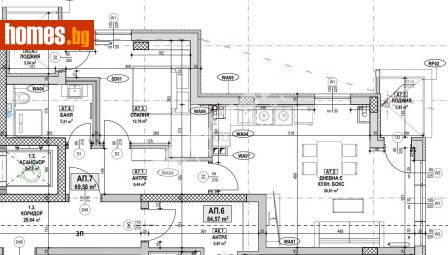 Тристаен, 82m² - Апартамент за продажба - 112265658