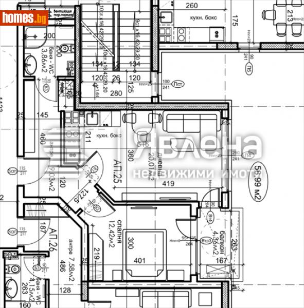 Двустаен, 67m² - София, София - град - Апартамент за продажба - ЯВЛЕНА - 112265866