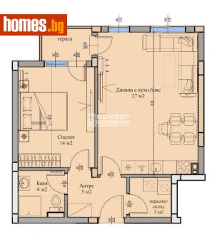 Двустаен, 75m² - Апартамент за продажба - 112282604