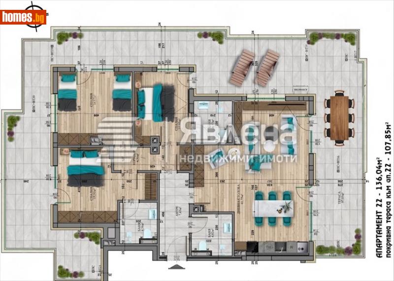 Четиристаен, 264m² - Кв. Бояна, София - Апартамент за продажба - ЯВЛЕНА - 112309162