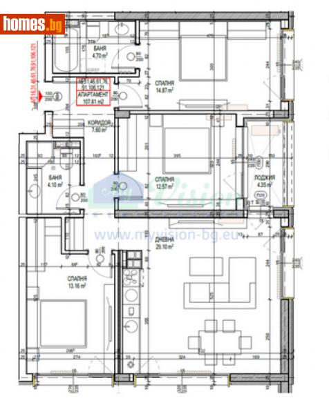 Четиристаен, 131m² - Жк. Люлин 2, София - Апартамент за продажба - Myvision Real Estate - 112310701