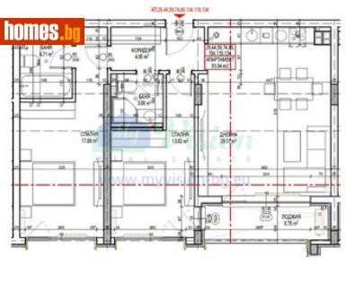 Тристаен, 115m² - Апартамент за продажба - 112310702