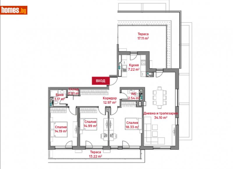 Четиристаен, 229m² -  Център, София - Апартамент за продажба - Myvision Real Estate - 112326516