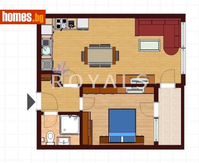 Двустаен, 67m² - Апартамент за продажба - 112331713