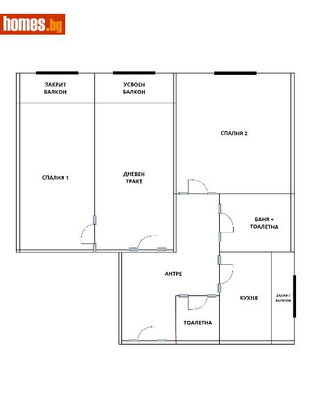 Тристаен, 84m² - Жк. Овча Купел 2, София - Апартамент за продажба - Титан Пропъртис - 112341195