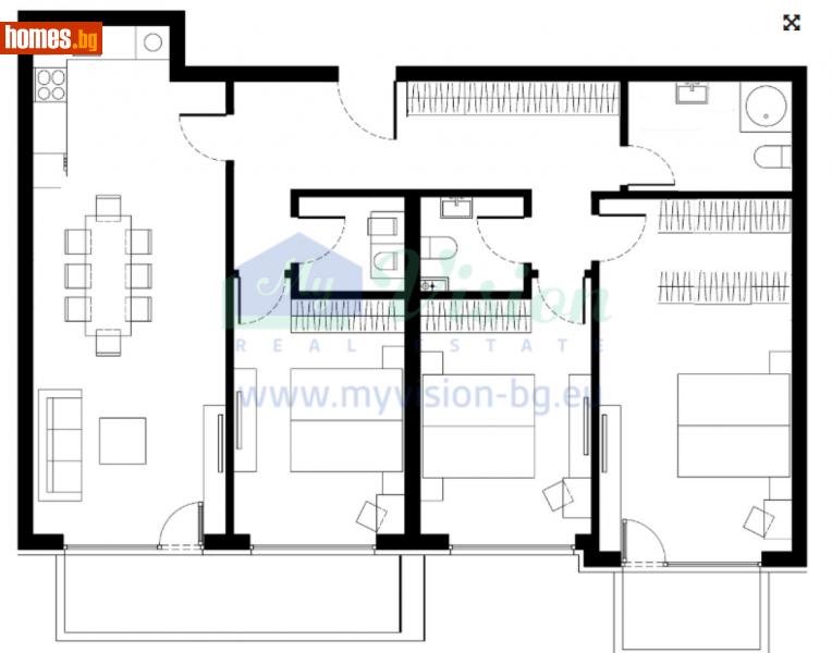 Четиристаен, 131m² - Кв. Малинова Долина, София - Апартамент за продажба - Myvision Real Estate - 112346897