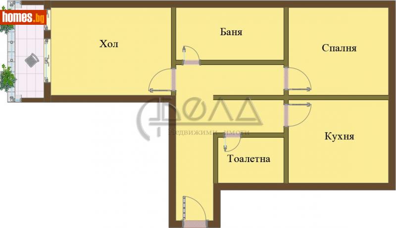 Двустаен, 66m² - Жк. Младост 4, София - Апартамент за продажба - Абела - 112347474