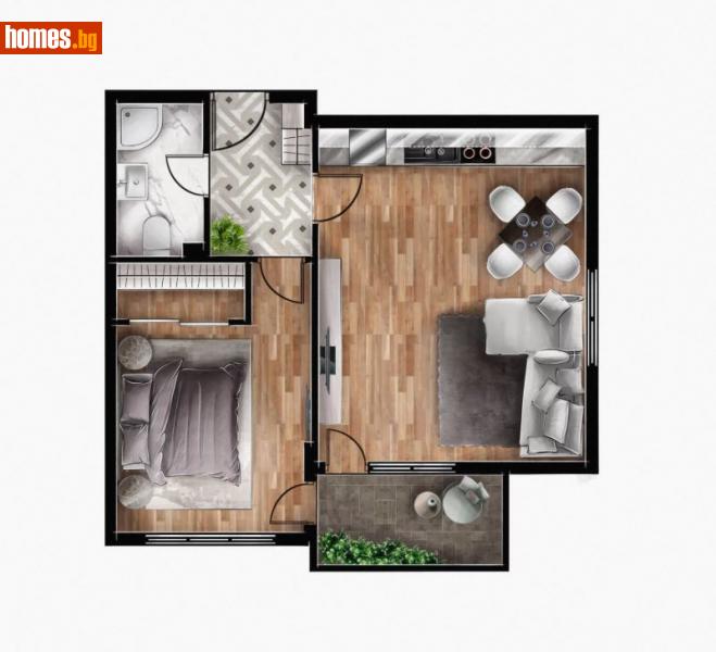 Двустаен, 72m² -  Банкя, София - Апартамент за продажба - BasProperties - 112364631