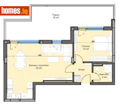 Двустаен, 108m² - Апартамент за продажба - 112370340