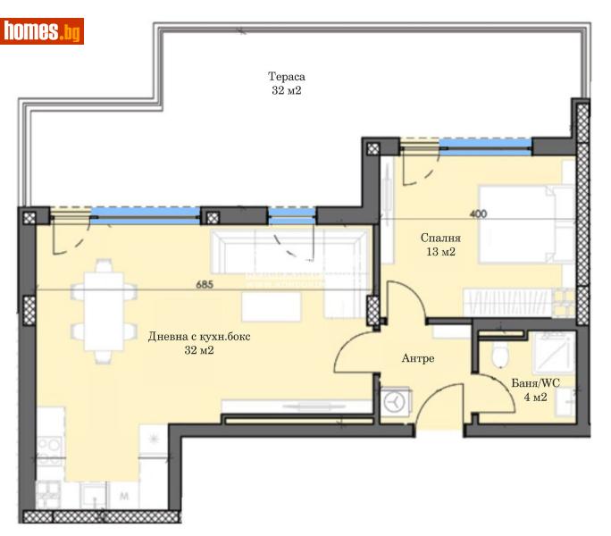 Двустаен, 108m² - Жк. Тракия, Пловдив - Апартамент за продажба - КОНДОР НЕДВИЖИМИ ИМОТИ - 112370340