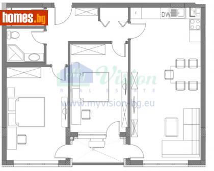 Тристаен, 108m² - Апартамент за продажба - 112374801