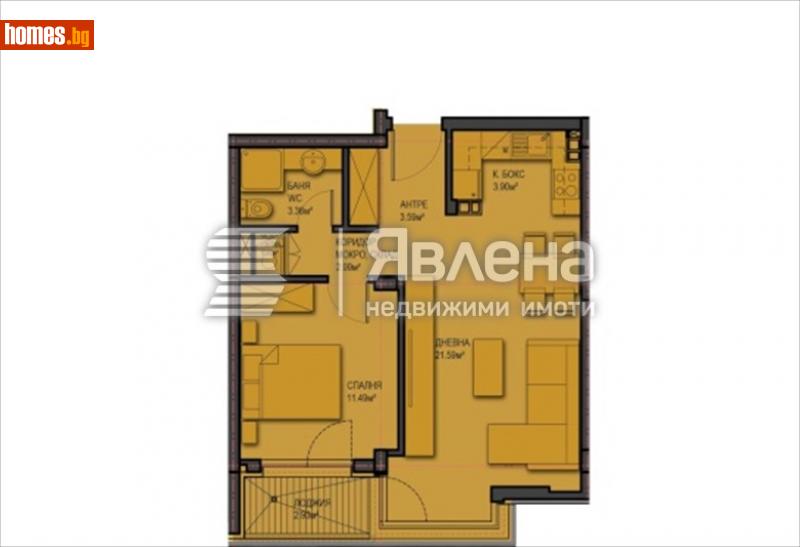 Двустаен, 73m² - Жк. Младост 4, София - Апартамент за продажба - ЯВЛЕНА - 112382070