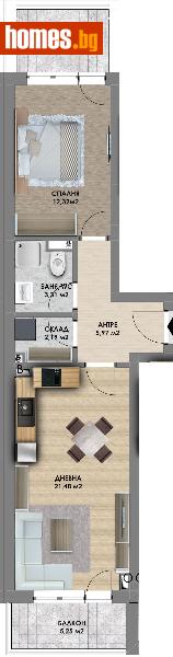Двустаен, 78m² - Жк. Христо Смирненски, Пловдив - Апартамент за продажба - Deluxe Homes - 112398151