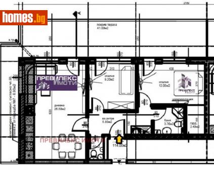 Тристаен, 130m² - Апартамент за продажба - 112414410