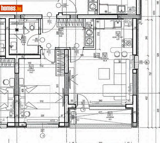 Двустаен, 73m² - Жк. Дружба 2, София - Апартамент за продажба - MD design - 112455361