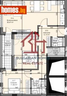 Тристаен, 114m² - Апартамент за продажба - 112459434