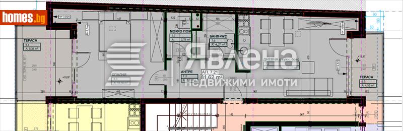 Двустаен, 108m² -  Център, София - Апартамент за продажба - ЯВЛЕНА - 112464967