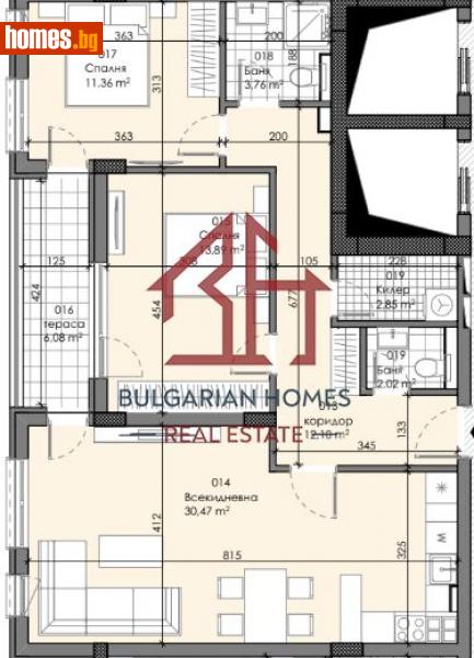 Тристаен, 114m² - Жк. Сердика, София - Апартамент за продажба - Bulgarian Homes - 112470850