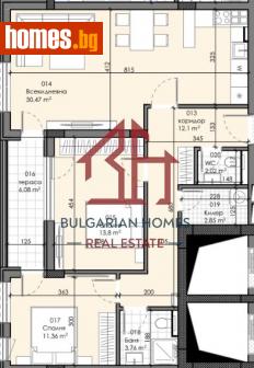 Тристаен, 114m² - Апартамент за продажба - 112470975