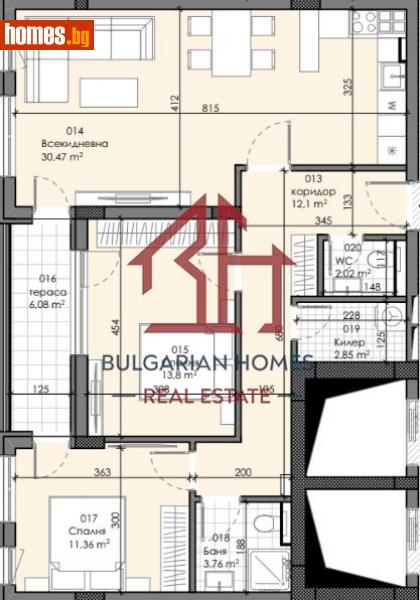 Тристаен, 114m² - Жк. Зона Б18, София - Апартамент за продажба - Bulgarian Homes - 112470985