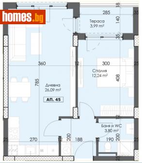 Двустаен, 71m² - Апартамент за продажба - 112478526