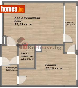 Двустаен, 45m² - Апартамент за продажба - 112479898