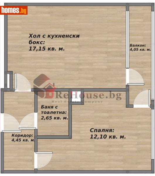 Двустаен, 45m² - Жк. Левски, Варна - Апартамент за продажба - AGENCY REHOUSE Real Estate - 112479898