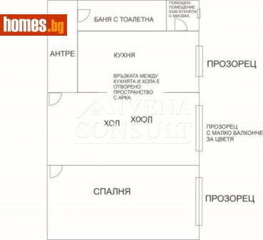 Двустаен, 50m² - Апартамент за продажба - 112482916