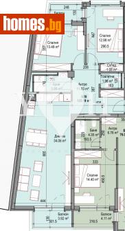 Тристаен, 125m² - Апартамент за продажба - 112483608