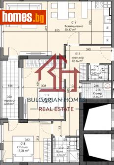 Тристаен, 113m² - Апартамент за продажба - 112483743