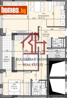 Тристаен, 113m² - Апартамент за продажба - 112483772