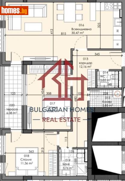 Тристаен, 113m² - Жк. Зона Б18, София - Апартамент за продажба - Bulgarian Homes - 112483772