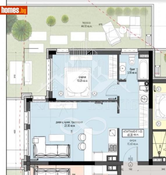 Двустаен, 65m² - Гр.Велинград, Пазарджик - Апартамент за продажба - Petrov Estate - 112501782