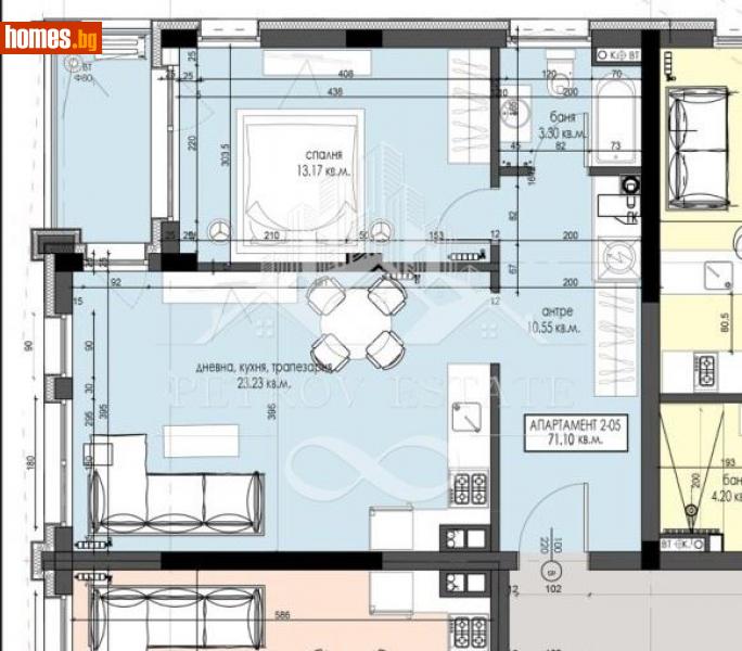 Двустаен, 71m² - Гр.Велинград, Пазарджик - Апартамент за продажба - Petrov Estate - 112501797