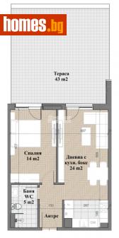 Двустаен, 132m² - Апартамент за продажба - 112505015