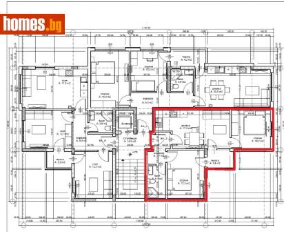 Тристаен, 68m² - Апартамент за продажба - 112528947