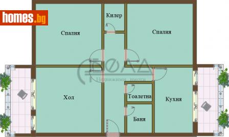 Тристаен, 78m² - Апартамент за продажба - 112597389