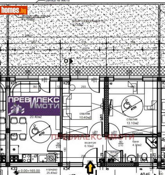 Тристаен, 125m² - Кв. Остромила, Пловдив - Апартамент за продажба - Превилекс имоти ЕООД - 112606268