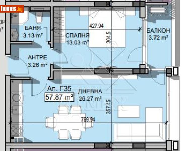 Двустаен, 67m² - Кв. Манастирски Ливади, София - Апартамент за продажба - Римекс Имоти - 112617578