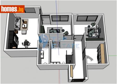 Тристаен, 103m² - Апартамент за продажба - 112617755