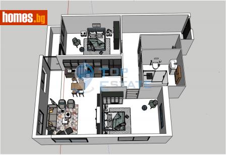 Тристаен, 93m² - Апартамент за продажба - 112617783